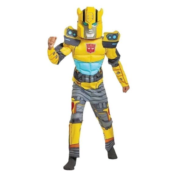 Transformer Bumblebee Halloween Costume SZ M Pretend Cosplay Theater Cars - Picture 1 of 5